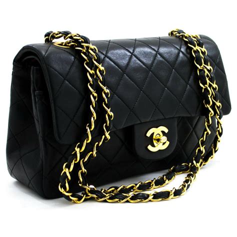 sac bandoulière chanel noir|Chanel sacs.